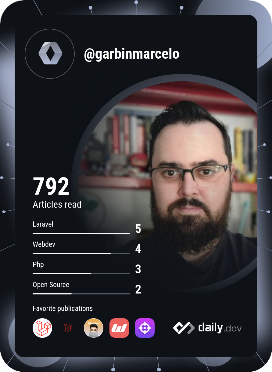 Marcelo Garbin's Dev Card
