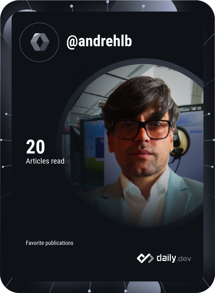 Andre Luiz Barbosa's Dev Card