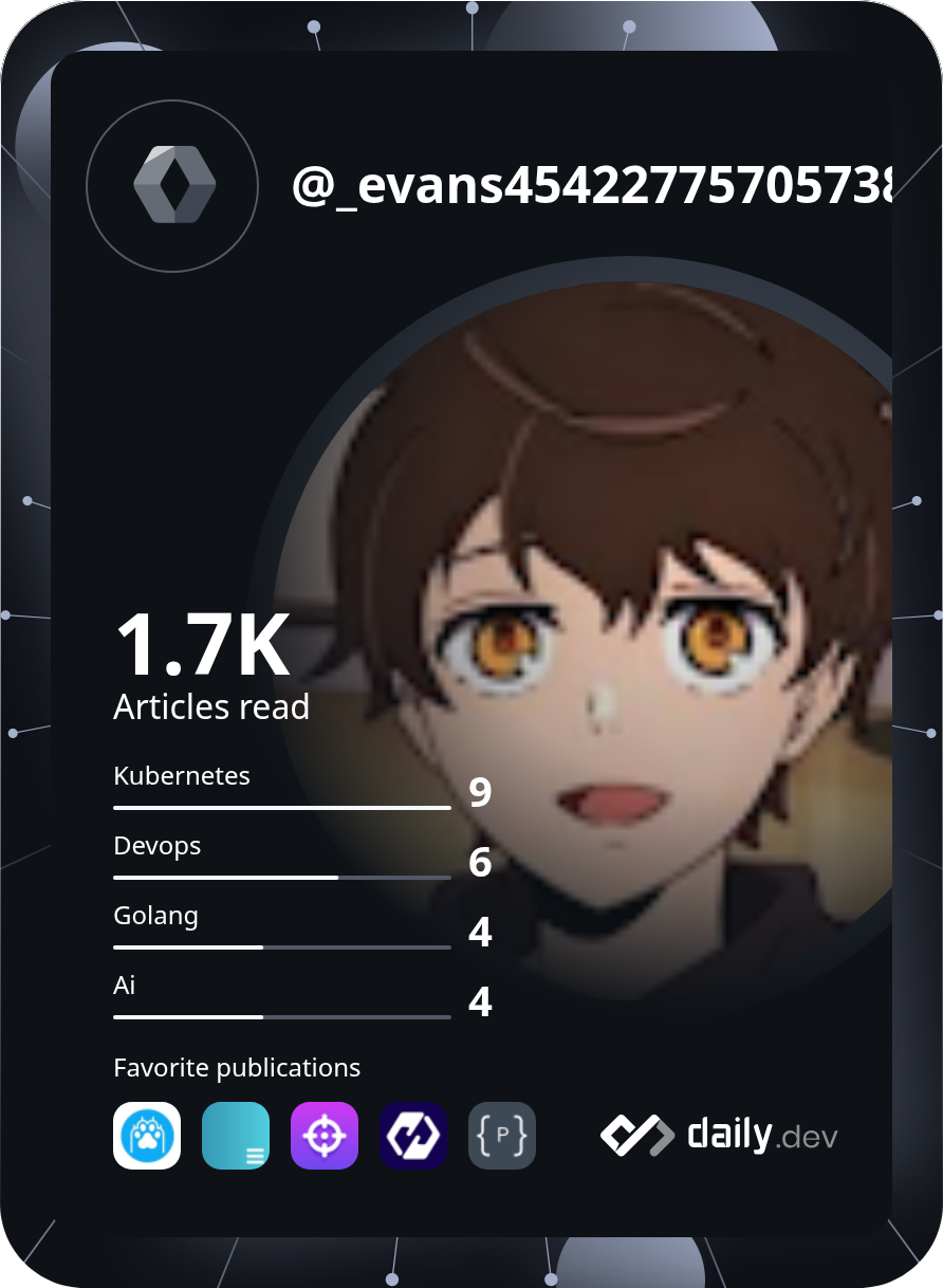 EvanS's Dev Card