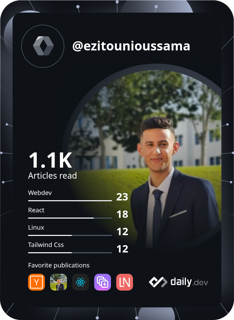 Oussama's Dev Card