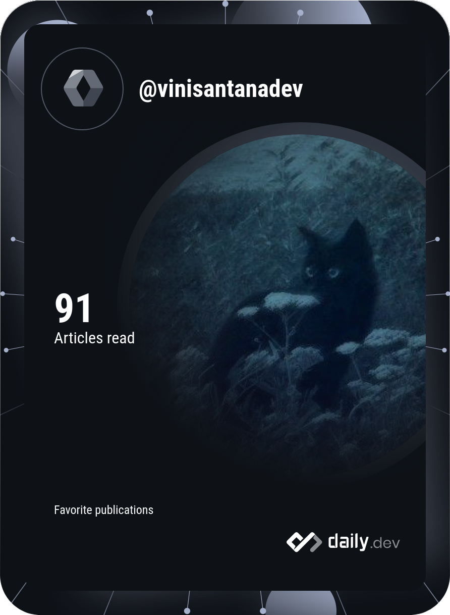 Vinicius Santana's Dev Card