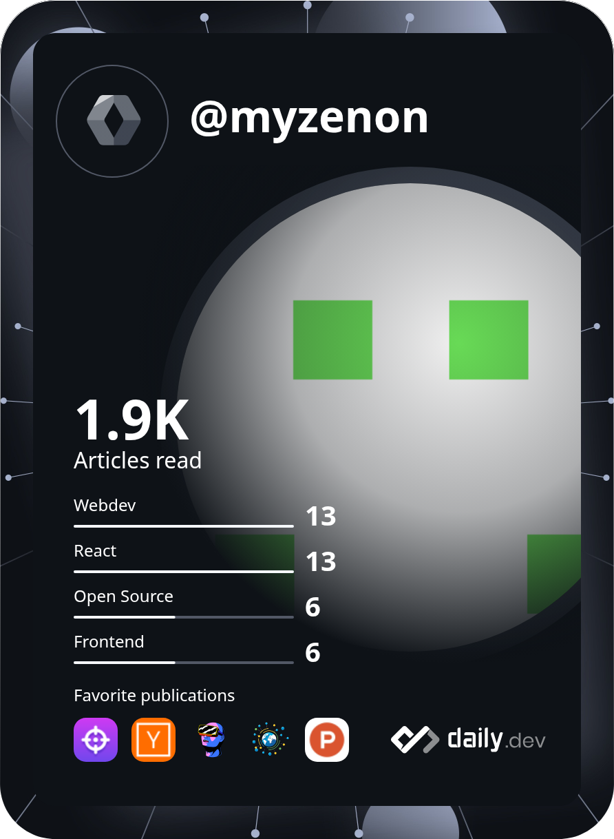 Zenon 'SI's Dev Card