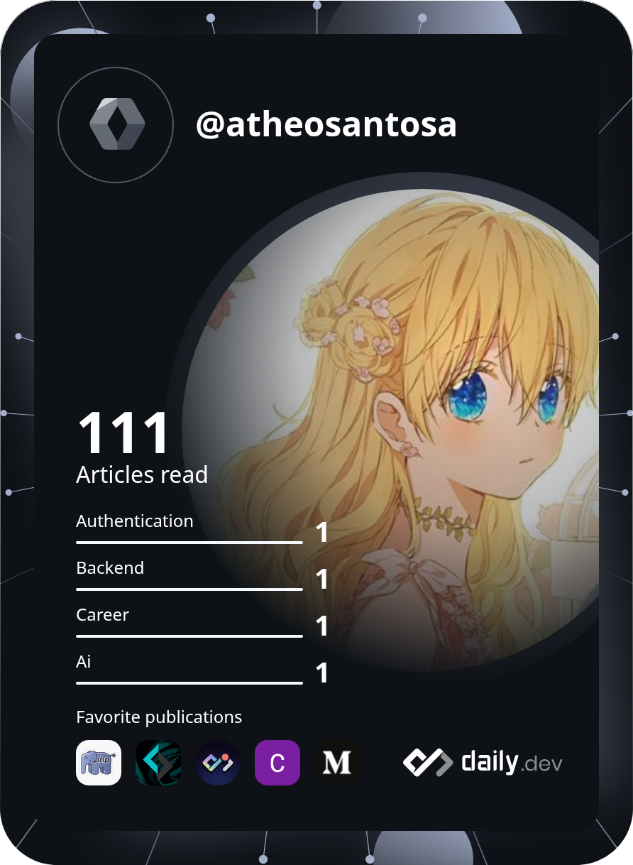 atheo santosa's Dev Card