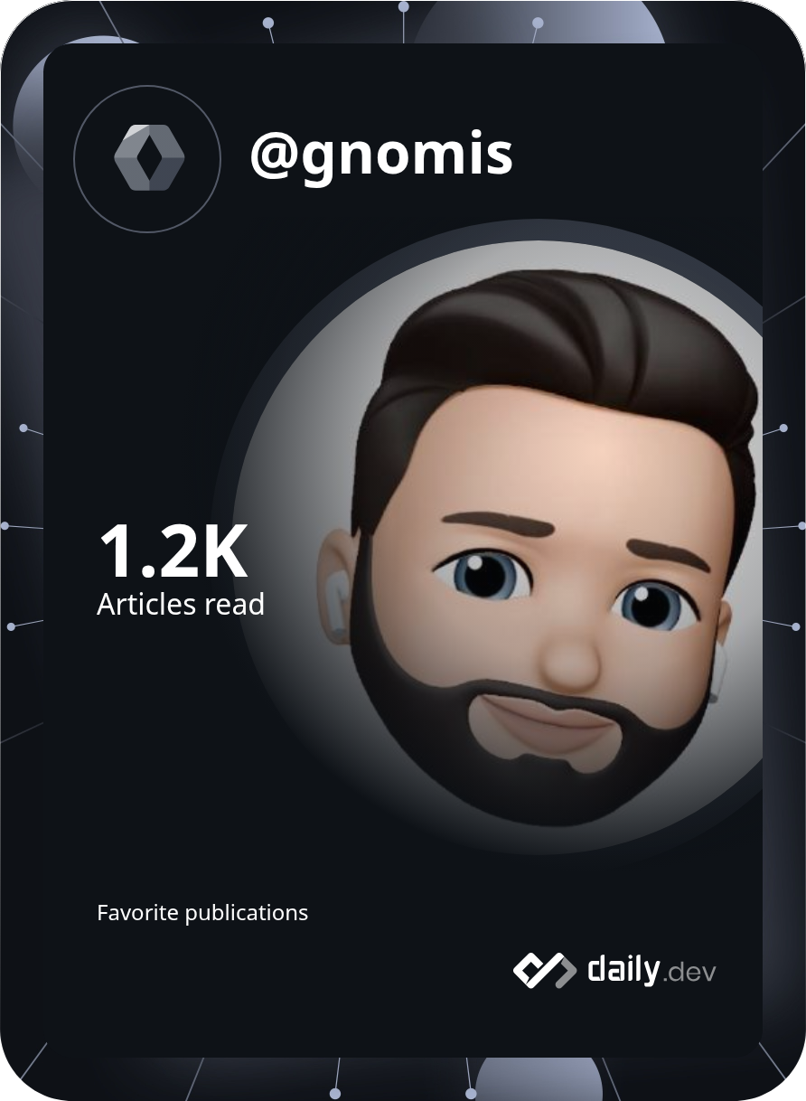 Simon Guillochon's Dev Card