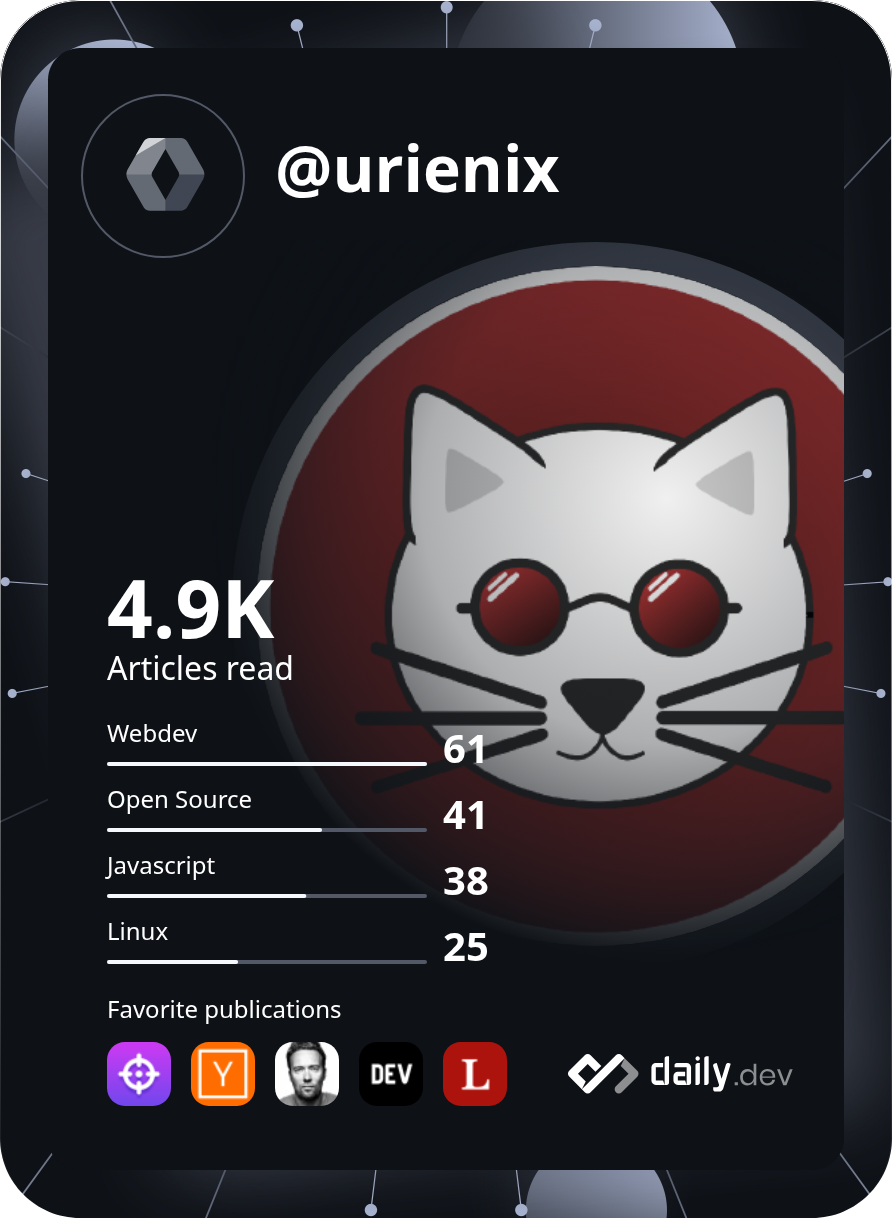 urienix's Dev Card