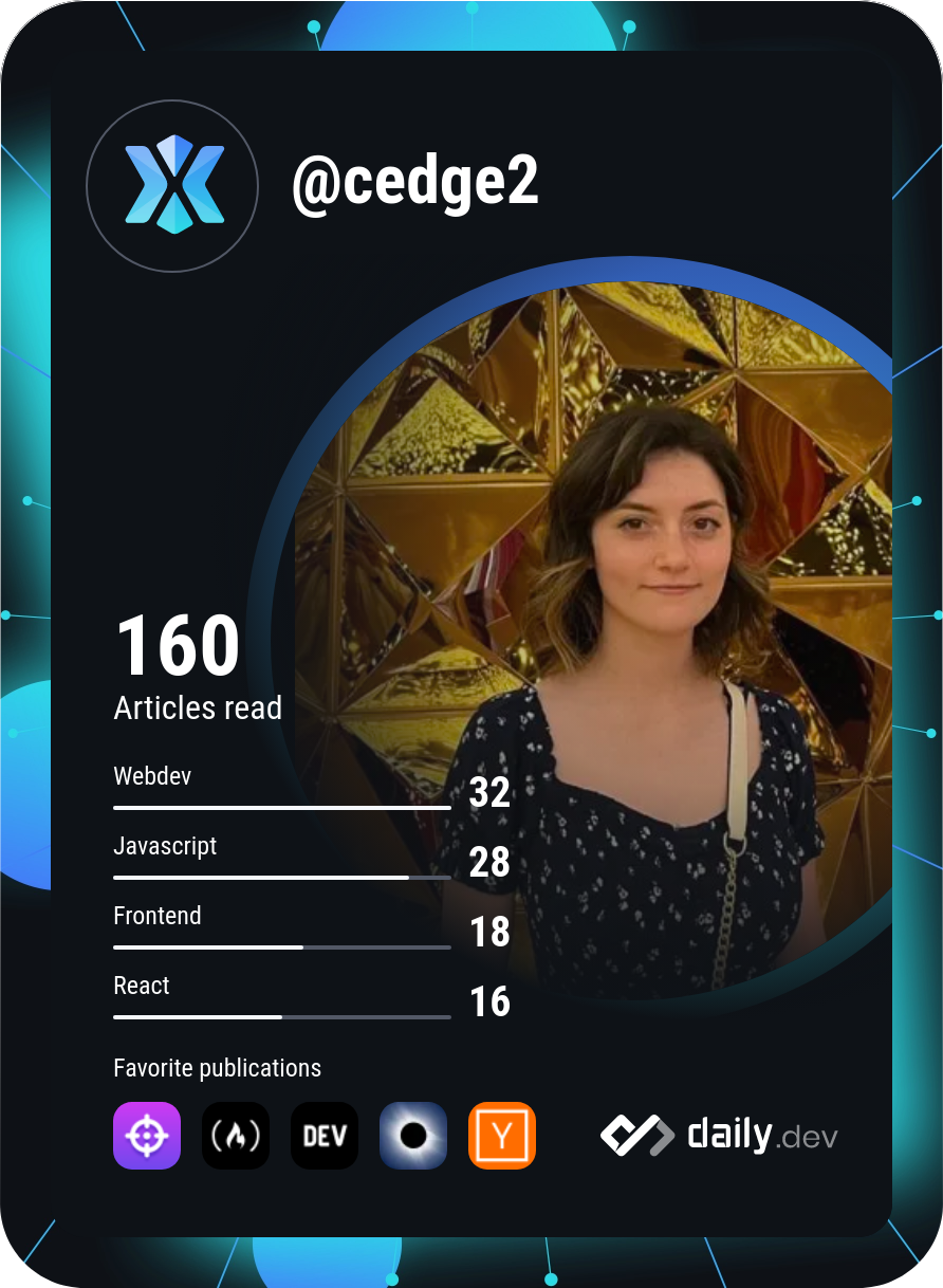 Camber's Dev Card