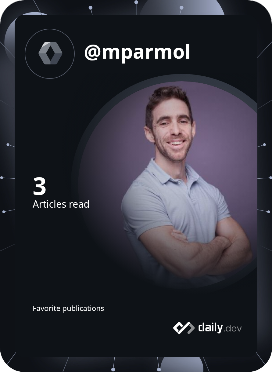 Marcos Parras Moltó's Dev Card