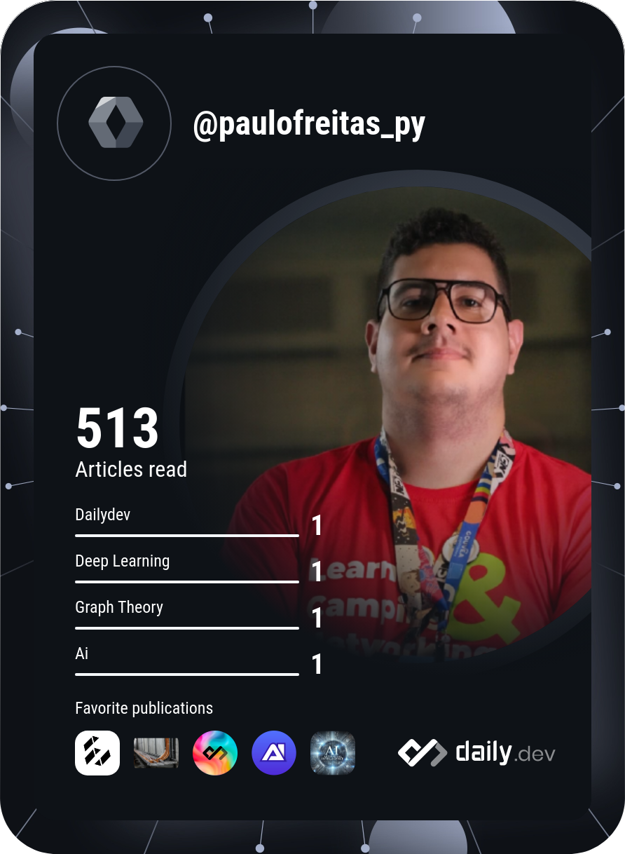 Paulo Freitas 's Dev Card