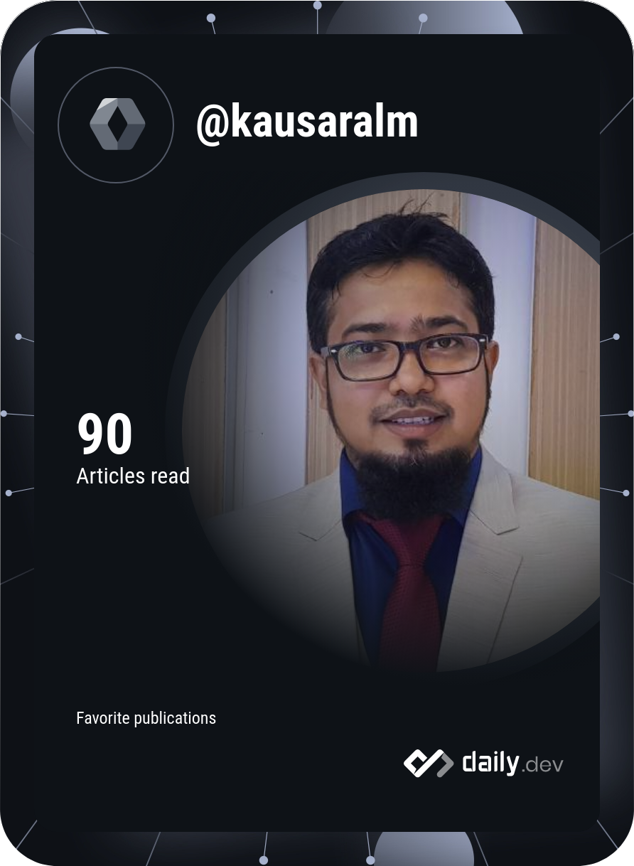 Kausar Alam's Dev Card