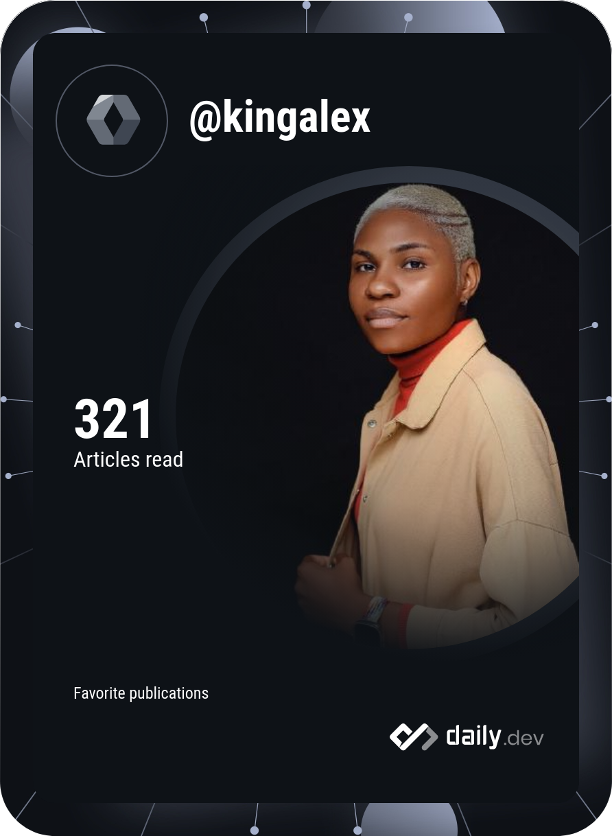 Ogubuike Alexandra's Dev Card
