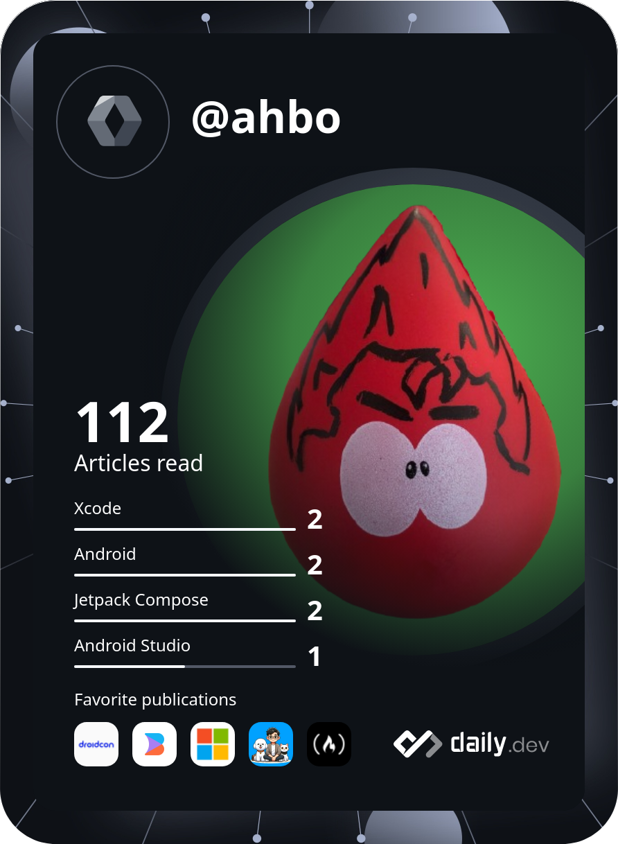 AhBo's Dev Card