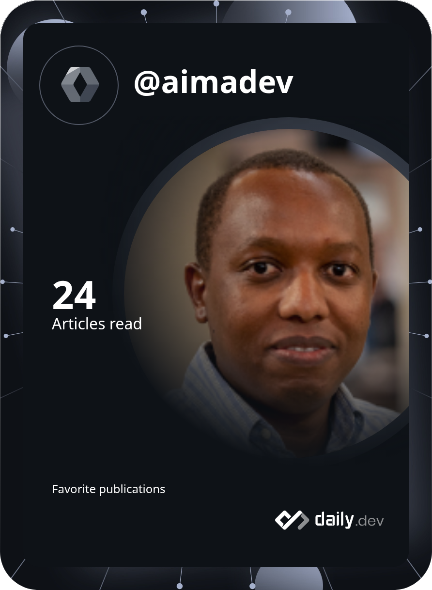 Aimable's Dev Card