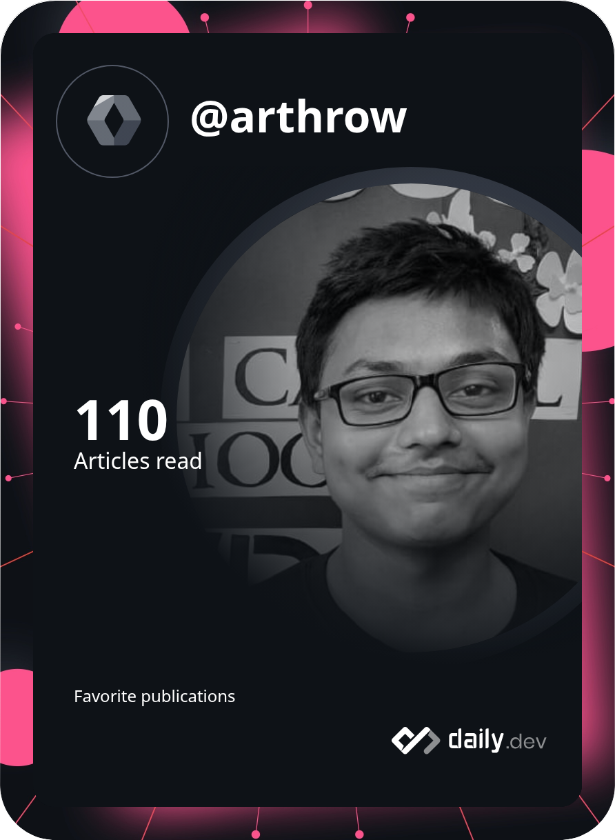 Devanshu Sinha's Dev Card