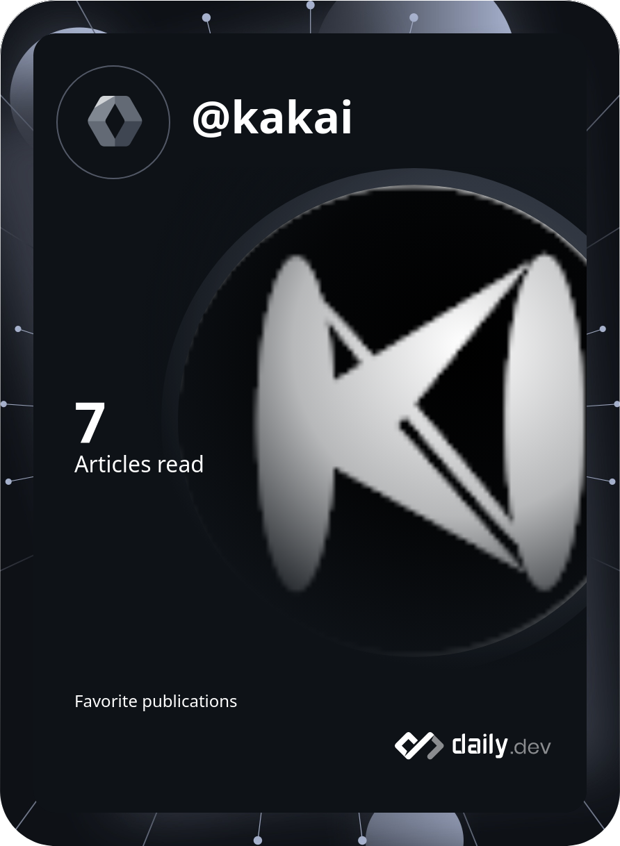 Kakai's Dev Card