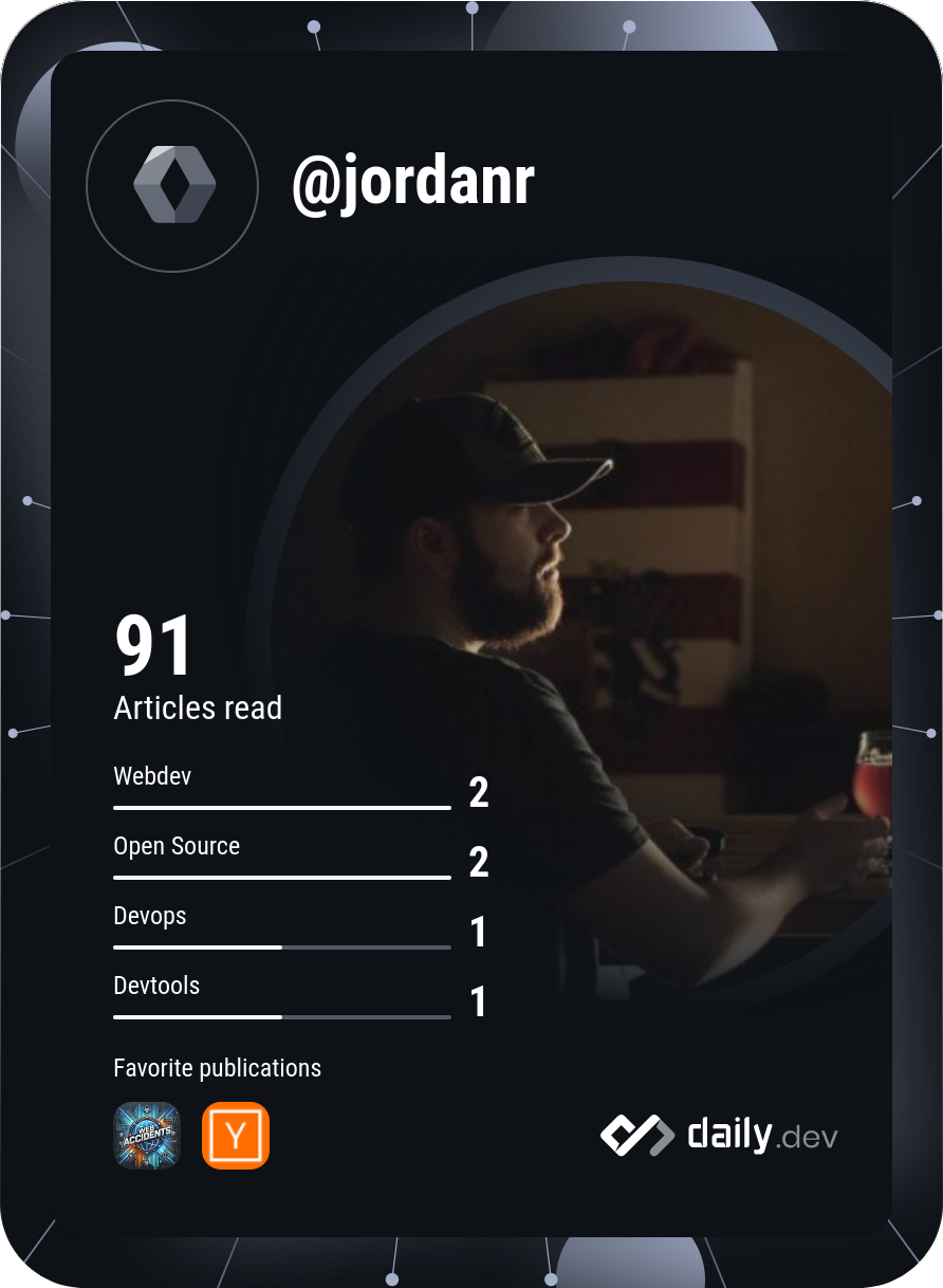 Jordan's Dev Card