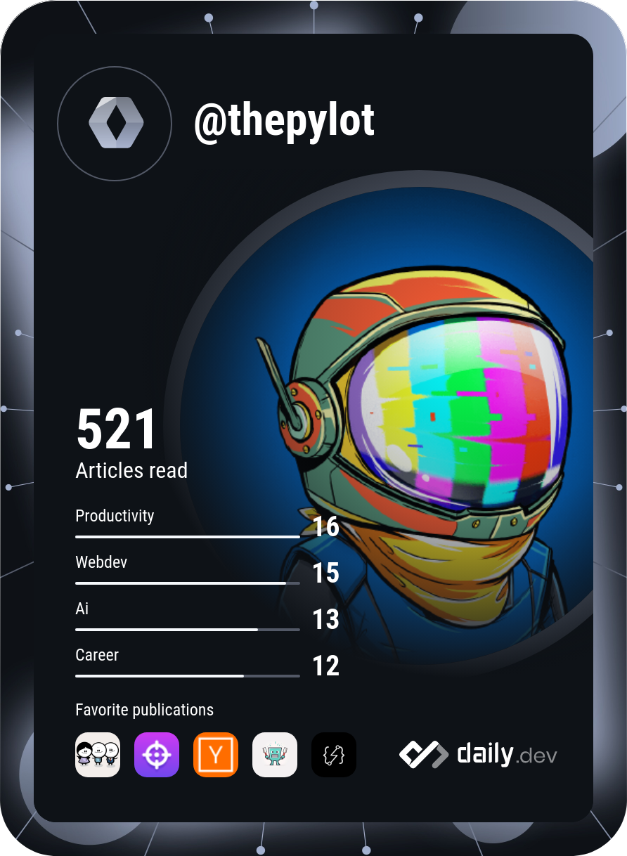 thepylot's Dev Card