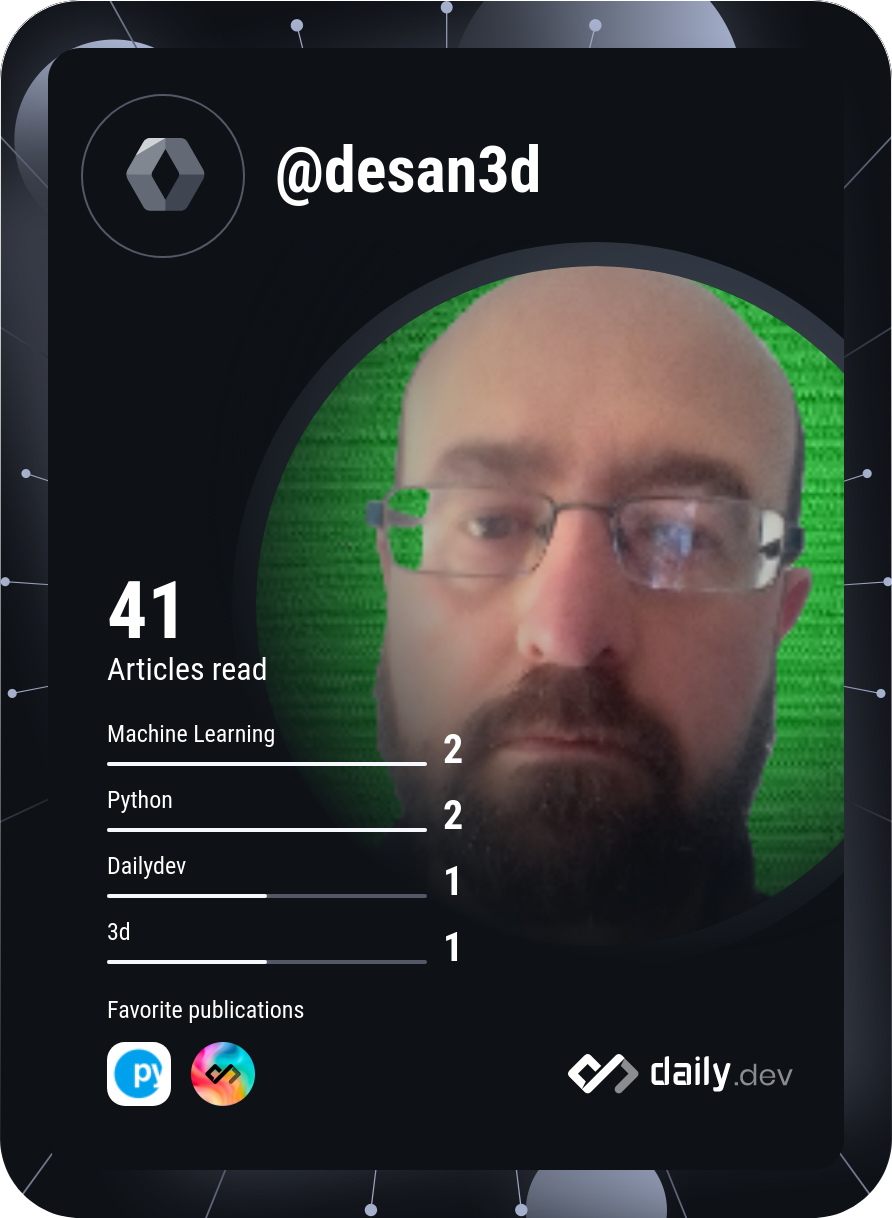 DANIEL SANCHEZ FUERTES's Dev Card