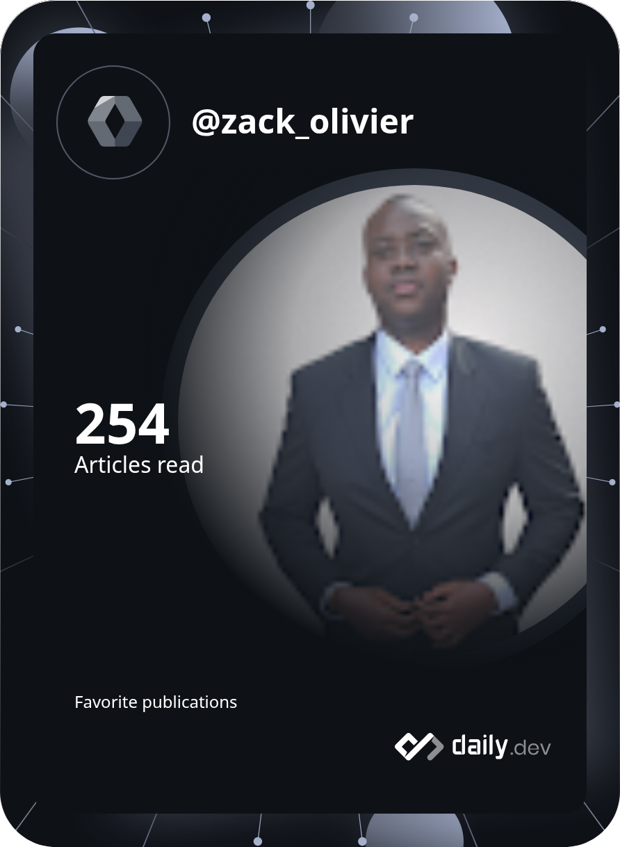 Olivier Loukombo's Dev Card