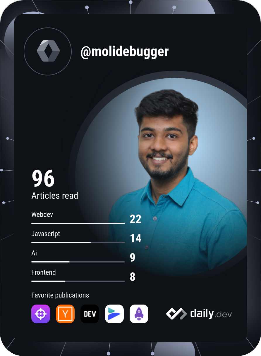 Mohamed Ali's Dev Card