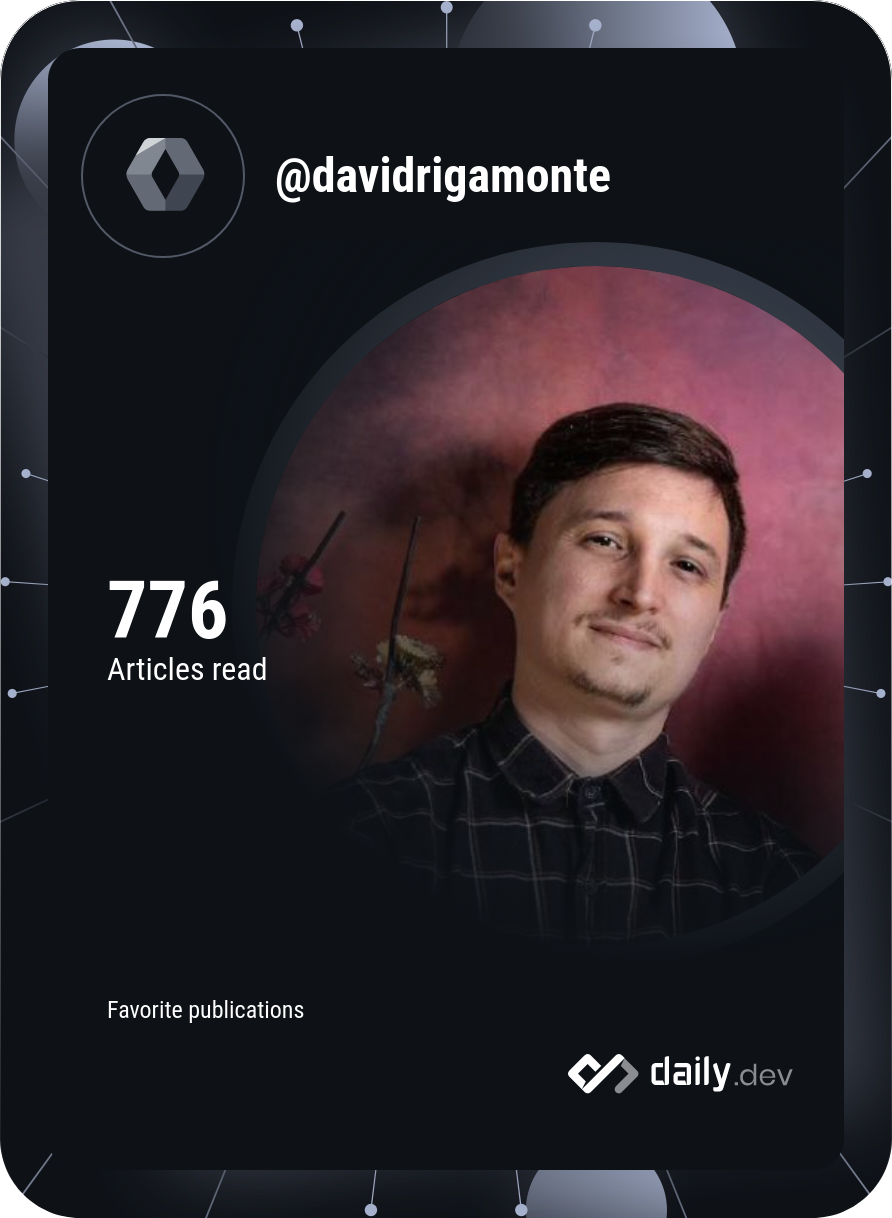 David William Rigamonte's Dev Card