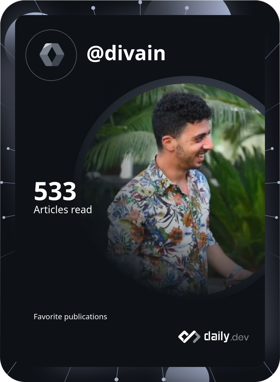 Roei Rubach's Dev Card