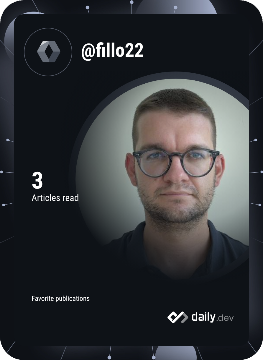 Filippo's Dev Card