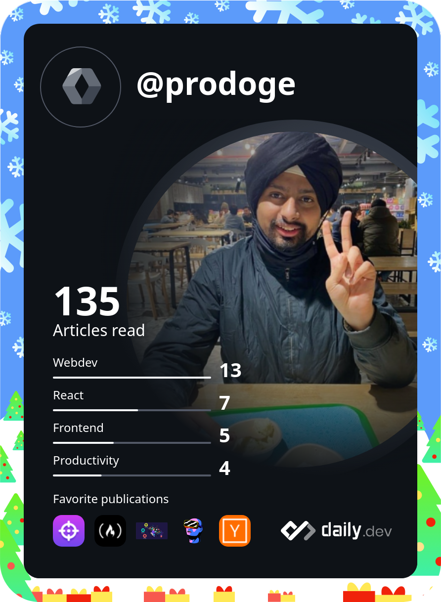 Gaganmeet Bahri's Dev Card