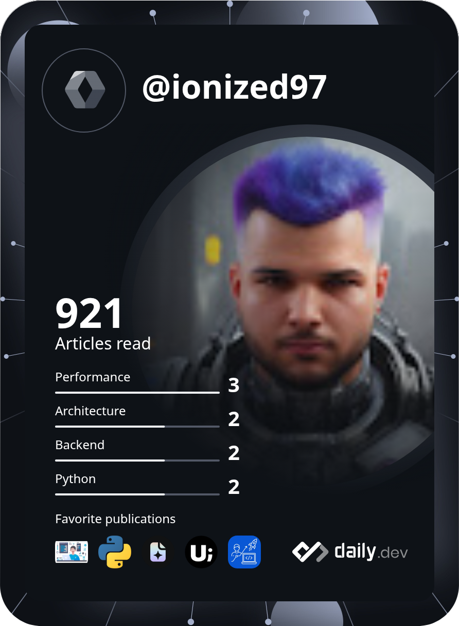 Dimitris Atha's Dev Card