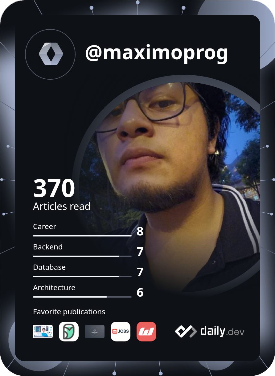 Maximo Apaza's Dev Card