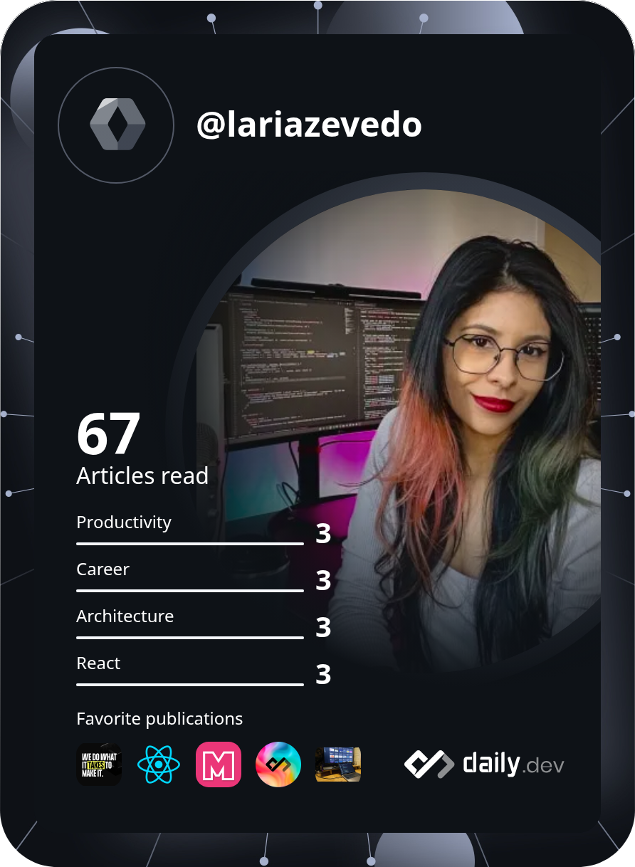 Larissa's Dev Card