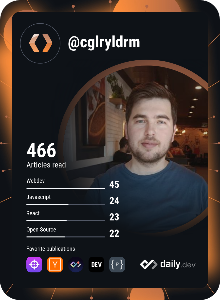 Çağlar Yıldırım's Dev Card