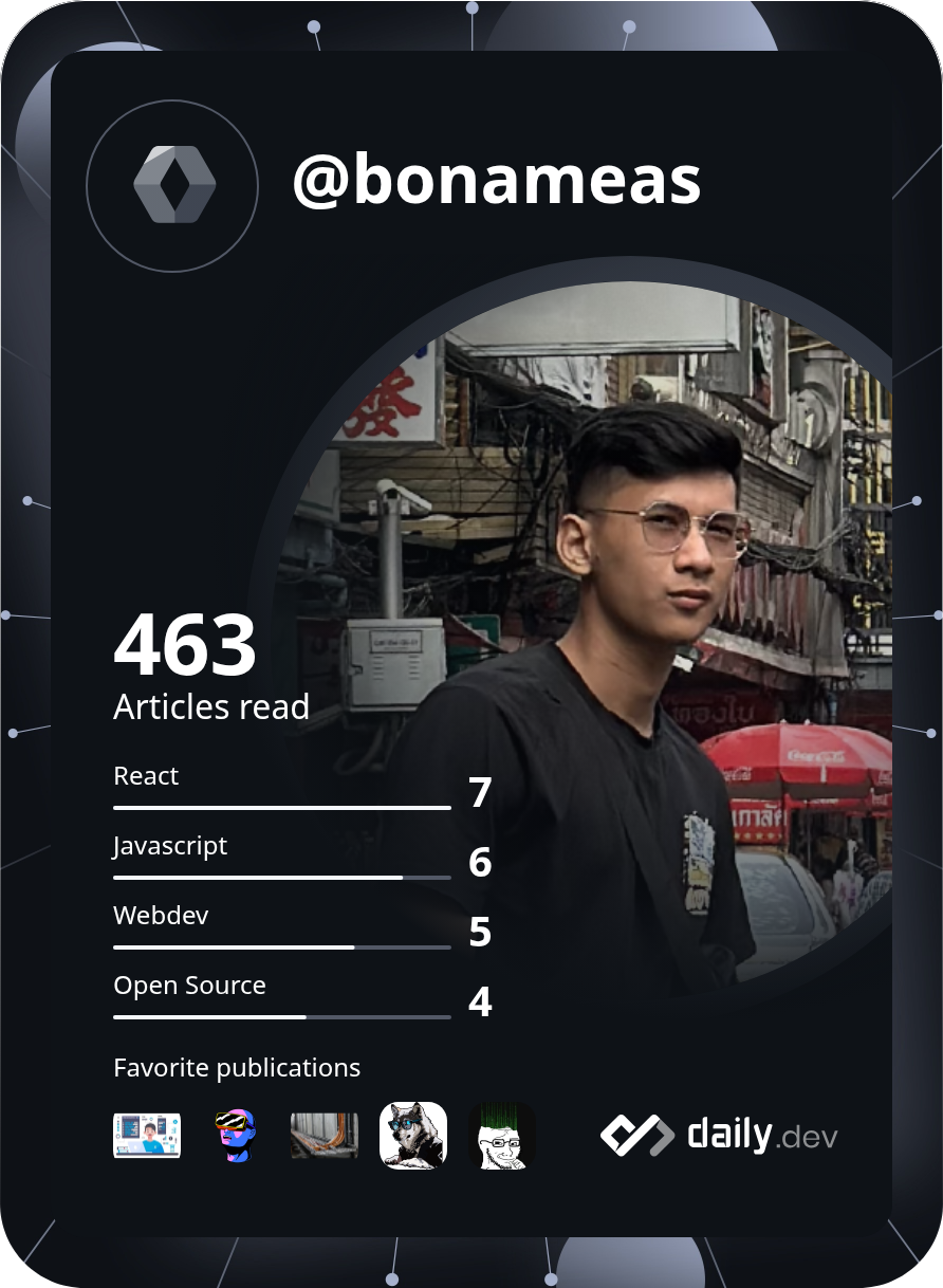 MEAS Bona's Dev Card