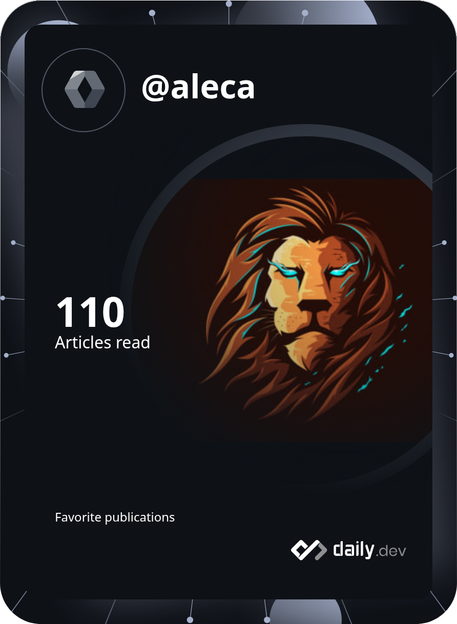 Alessio Cannone's Dev Card