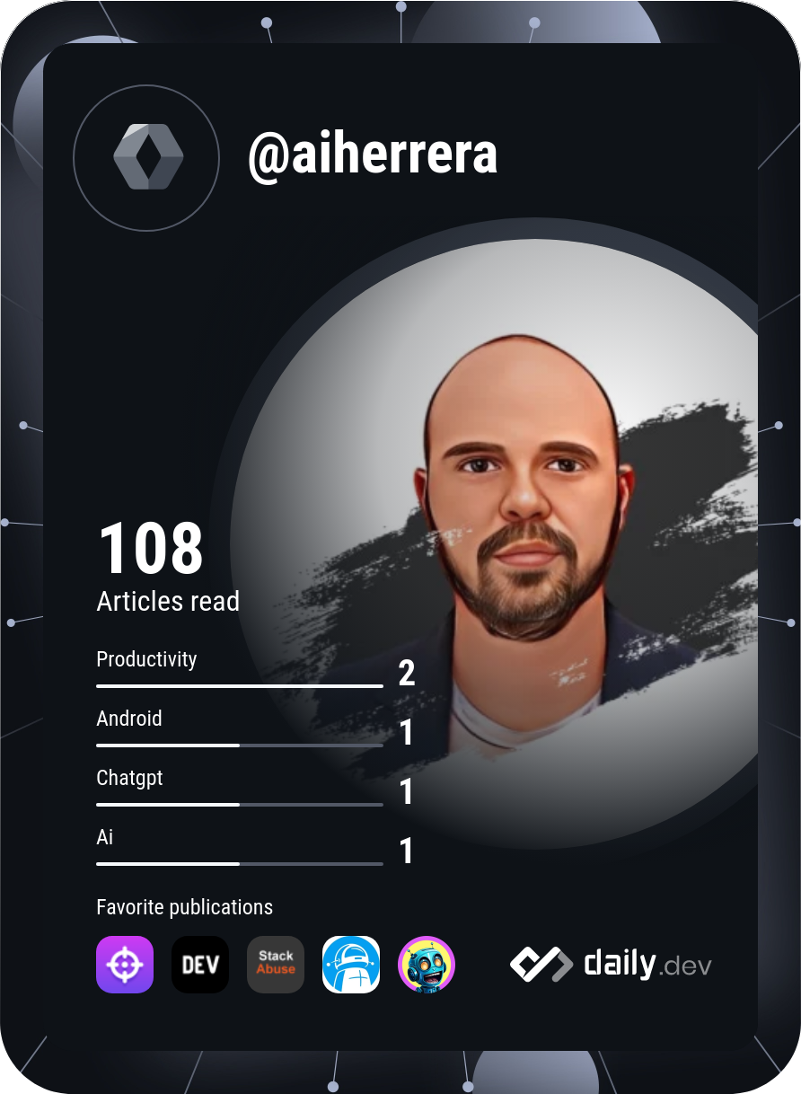 Alain Iglesias's Dev Card