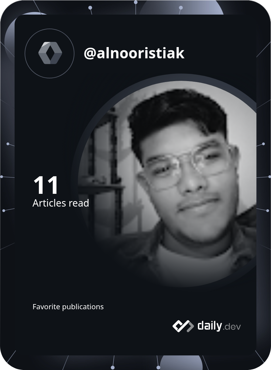 Al Noor Istiak Mahmud's Dev Card