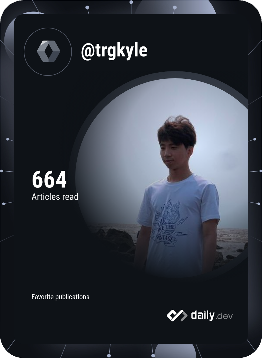 Kyle Truong's Dev Card