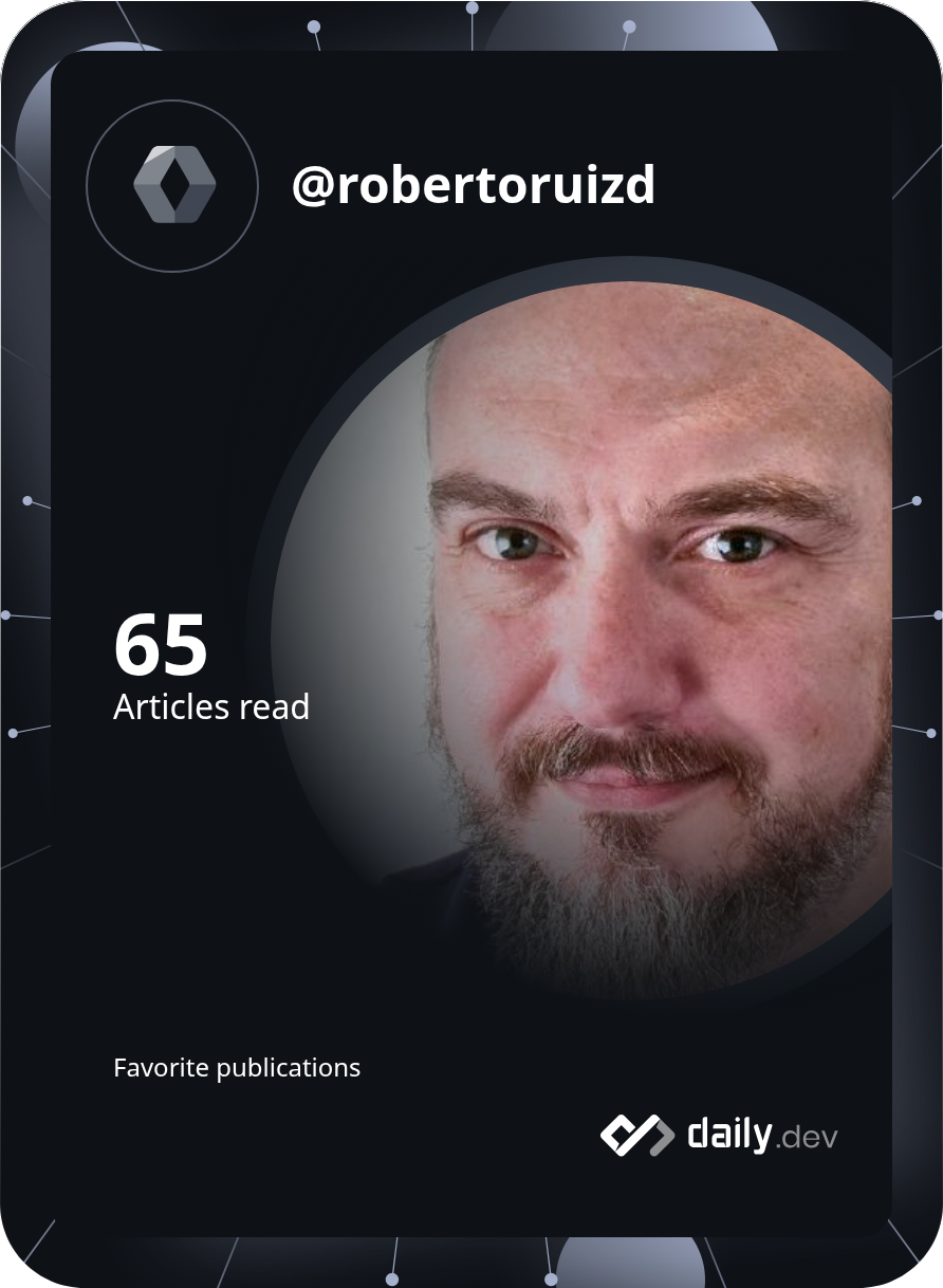 Roberto Ruiz-Duarte's Dev Card