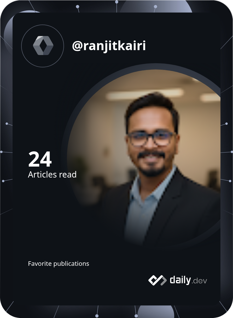 Ranjit Kairi's Dev Card