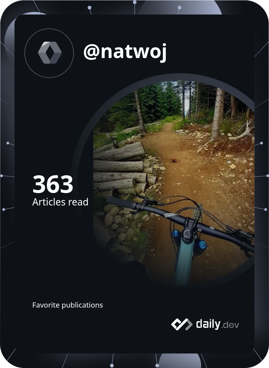 NataliaW's Dev Card