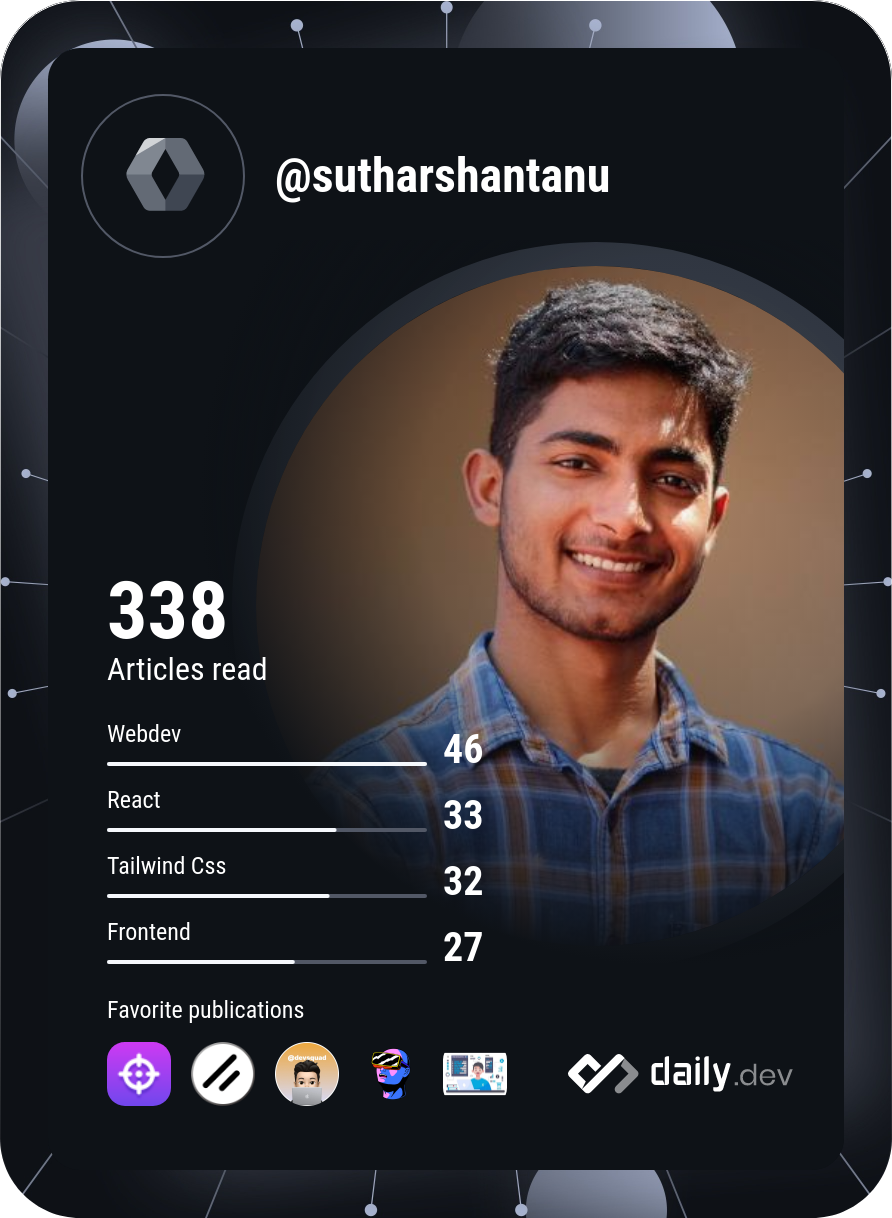 Shantanu's Dev Card