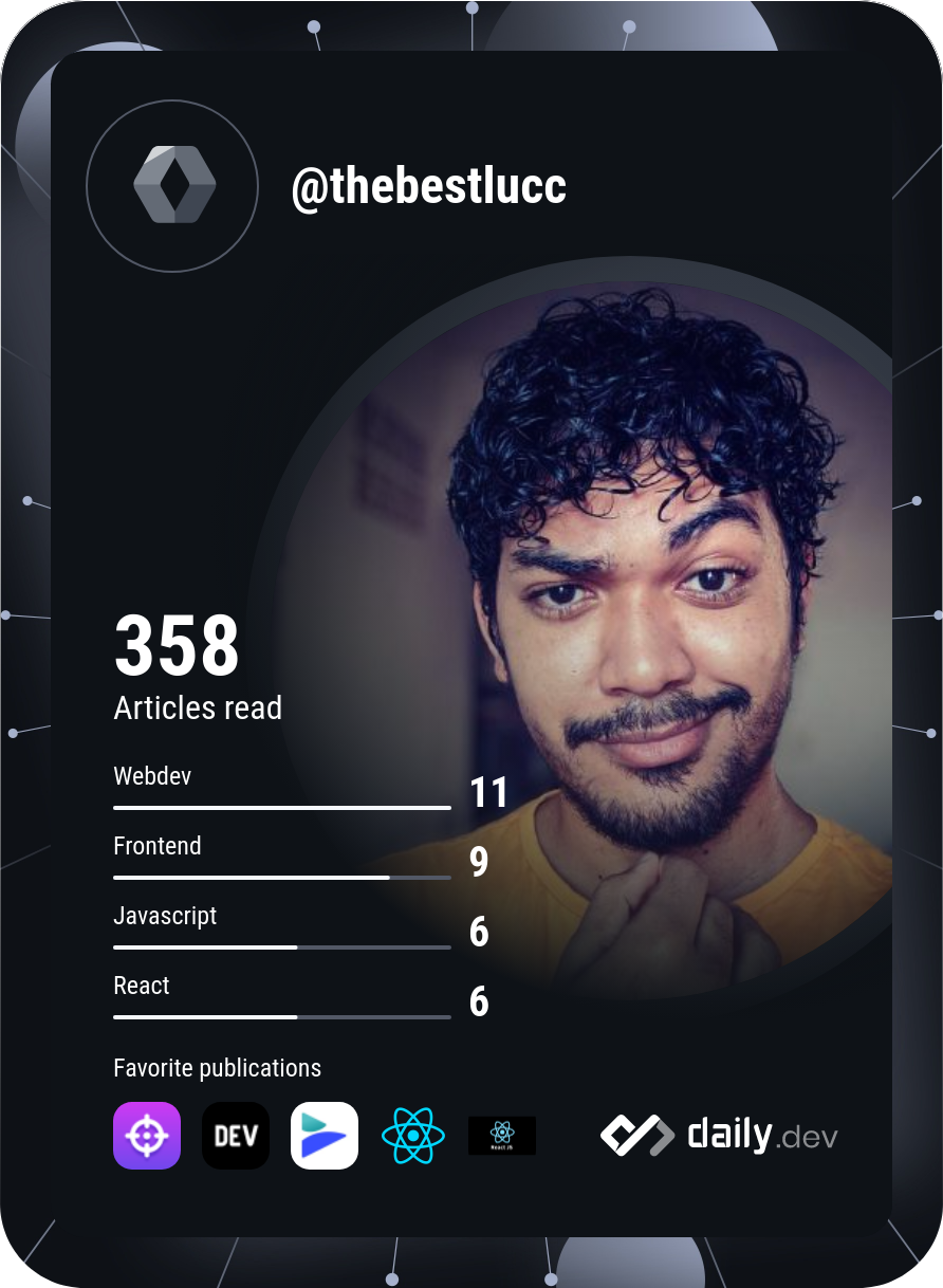 lucas lopes's Dev Card