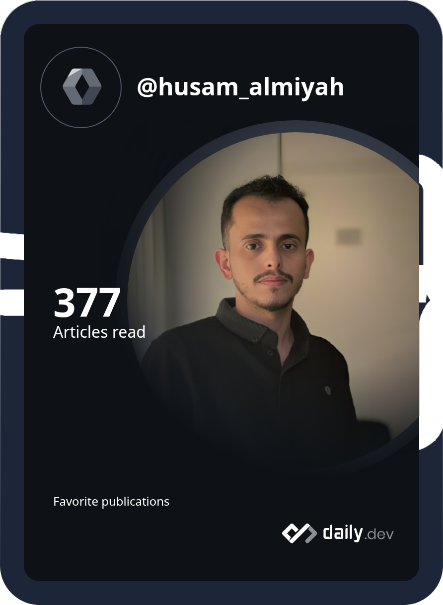 husam almiyah's Dev Card