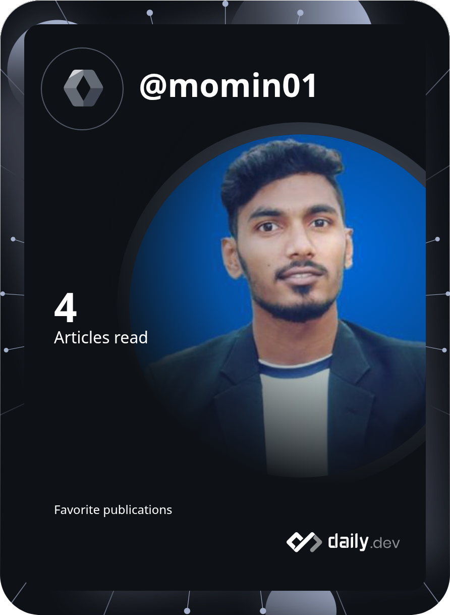 Mominul Islam's Dev Card