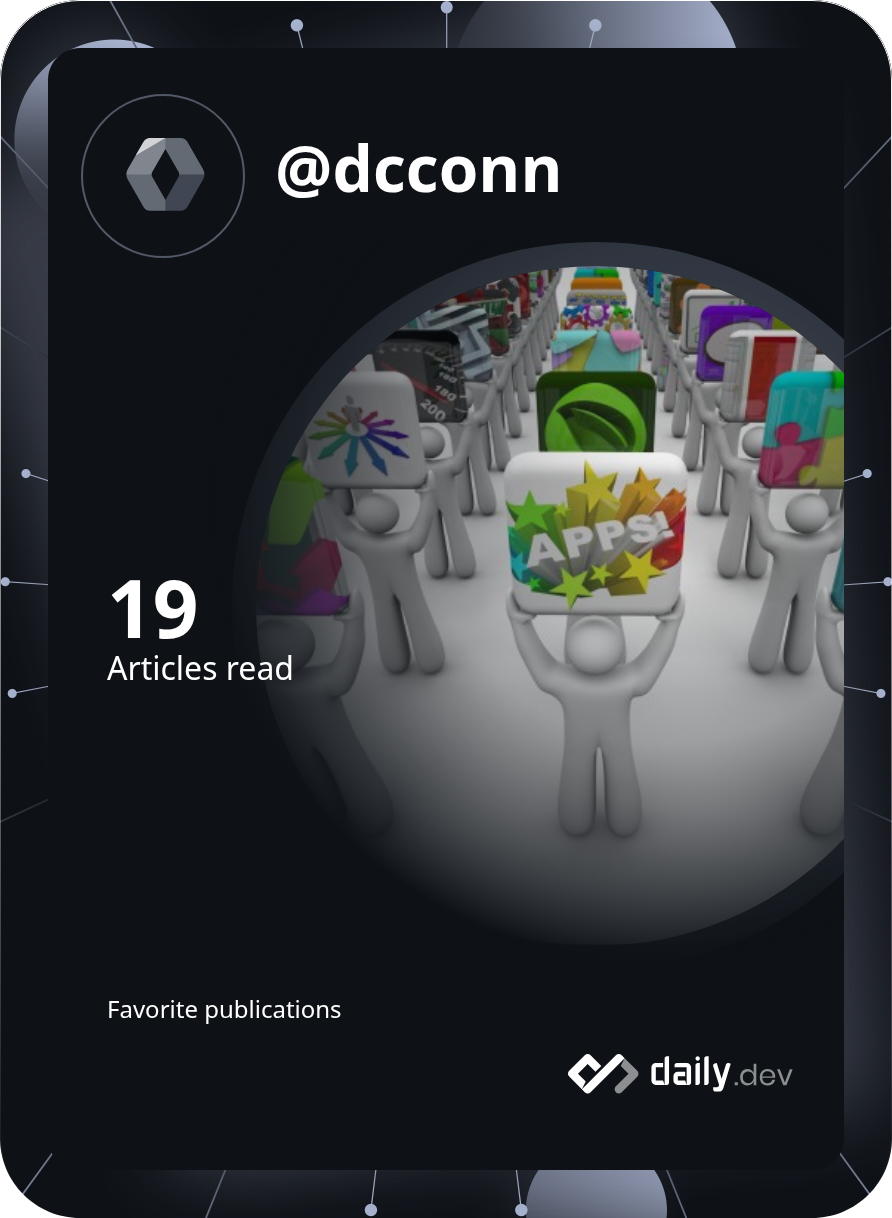 David Conn's Dev Card
