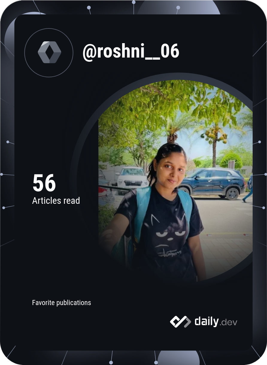 Roshni Kumari's Dev Card