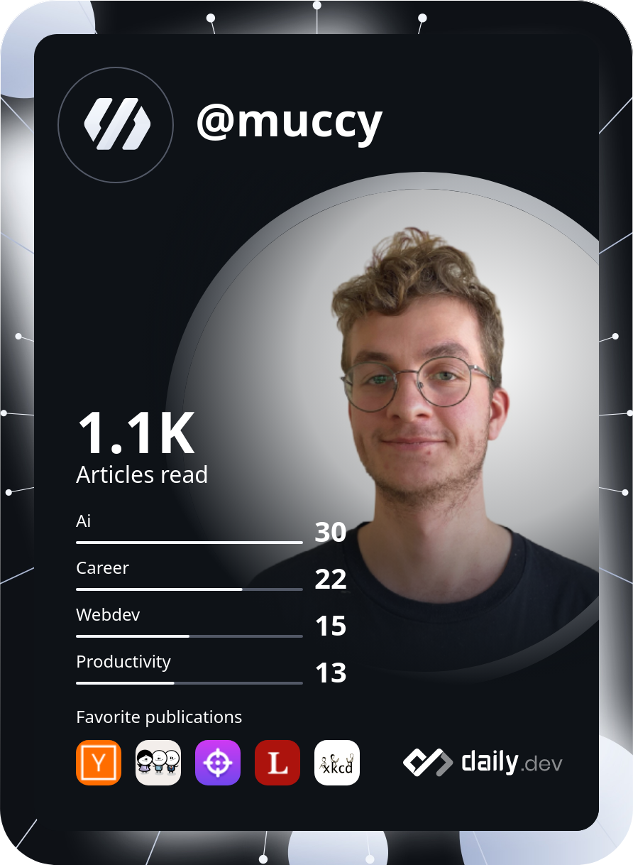 Jack McBride's Dev Card