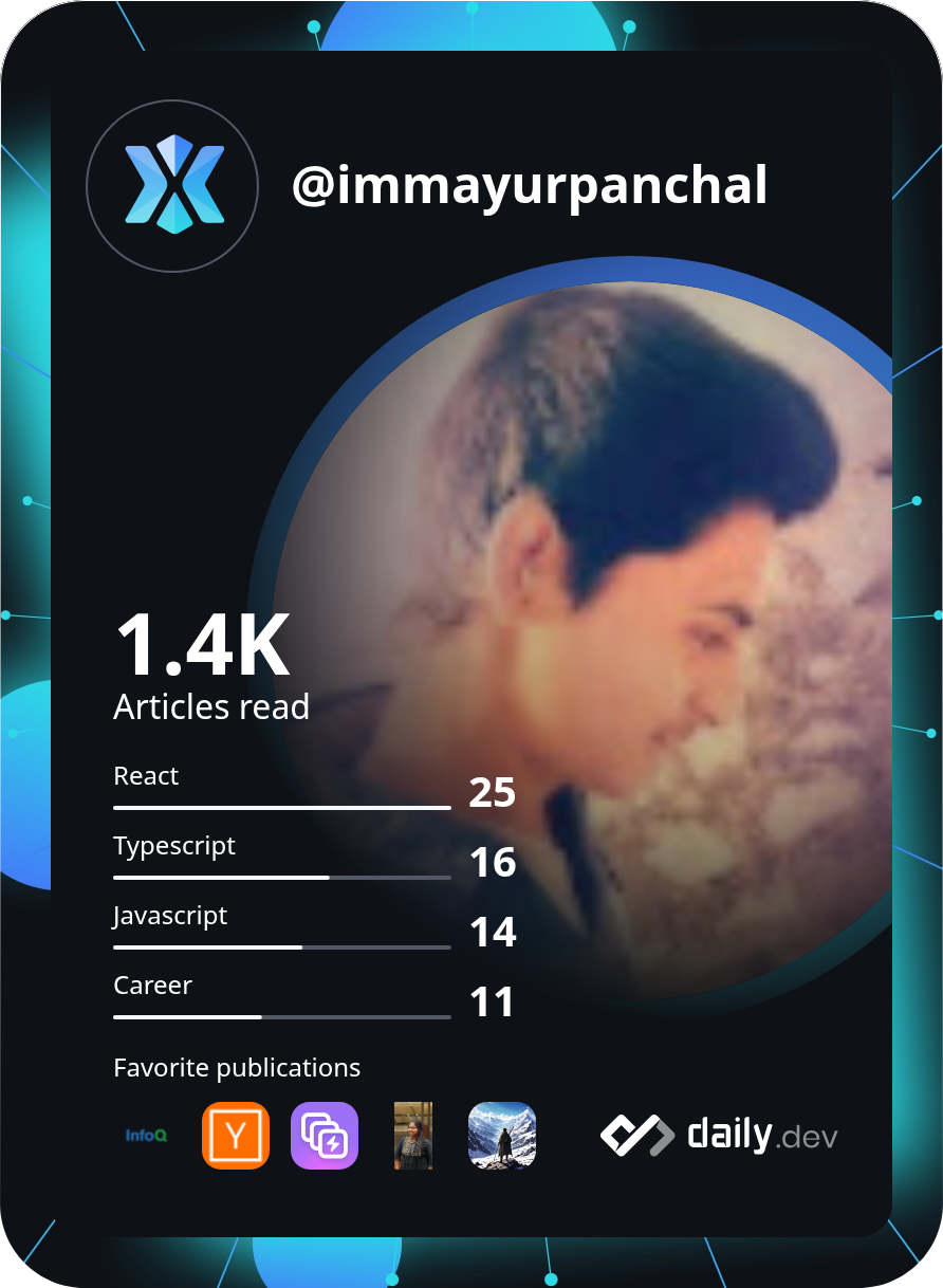 Mayur Panchal's Dev Card
