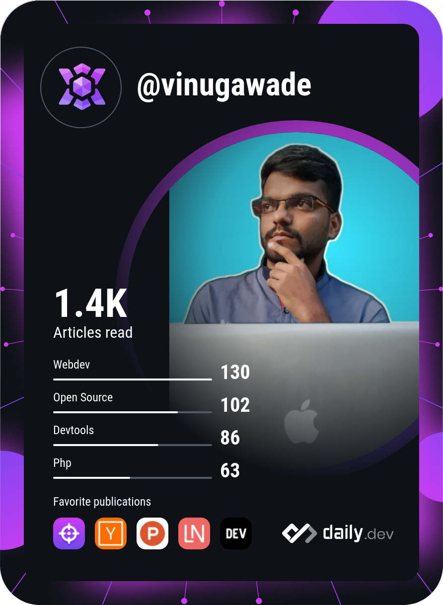 Vinay Gawade's Dev Card