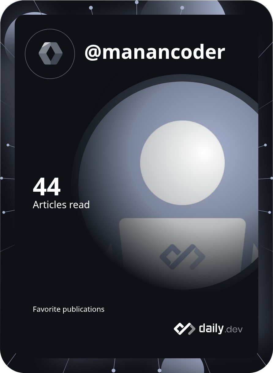 ABDUL MANAN's Dev Card