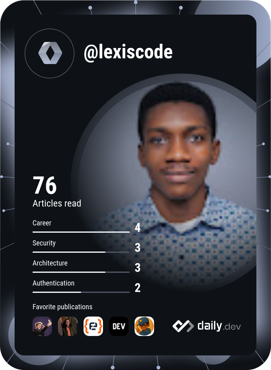 Alexander Vincent's Dev Card